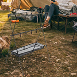 Maxbell Camping Rack Mesh Bag BBQ Tool Shelf Bag for Hiking Cooking Accessories