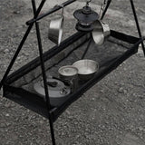 Maxbell Camping Rack Mesh Bag BBQ Tool Shelf Bag for Hiking Cooking Accessories