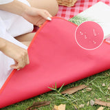 Maxbell Picnic Blanket Portable Sleeping Pad for Barbecue Family Outings Backpacking Oxford cloth  red