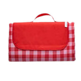 Maxbell Picnic Blanket Portable Sleeping Pad for Barbecue Family Outings Backpacking Oxford cloth  red