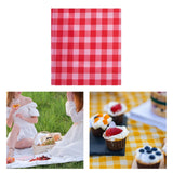 Maxbell Picnic Blanket Portable Sleeping Pad for Barbecue Family Outings Backpacking Oxford cloth  red