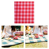Maxbell Picnic Blanket Portable Sleeping Pad for Barbecue Family Outings Backpacking Oxford cloth  red