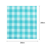 Maxbell Picnic Blanket Portable Sleeping Pad for Barbecue Family Outings Backpacking Oxford cloth blue