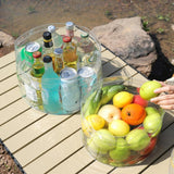 Maxbell Folding Dish Basin Collapsible Washing Basin for Backpacking Laundry Clothes 30cmx30cmx17cm