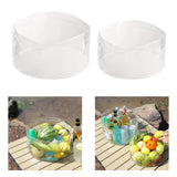 Maxbell Folding Dish Basin Collapsible Washing Basin for Backpacking Laundry Clothes 30cmx30cmx17cm