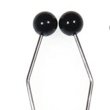 Maxbell Fly Tying Tools Disc Bobbin Threader Portable Fly Tying Bobbin Thread Holder 5pcs Black Holder