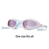 Maxbell Swim Goggles Wide Vision Portable Lightweight Comfortable Swimming Goggles Pink