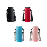 Maxbell Insulated Bottle Sleeve Phone Holder with Strap Neoprene Material Black