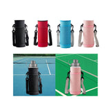 Maxbell Insulated Bottle Sleeve Phone Holder with Strap Neoprene Material Black