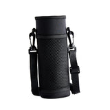 Maxbell Insulated Bottle Sleeve Phone Holder with Strap Neoprene Material Black