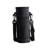 Maxbell Insulated Bottle Sleeve Phone Holder with Strap Neoprene Material Black