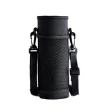 Maxbell Insulated Bottle Sleeve Phone Holder with Strap Neoprene Material Black