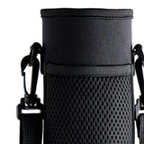 Maxbell Insulated Bottle Sleeve Phone Holder with Strap Neoprene Material Black