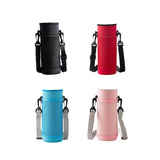 Maxbell Insulated Bottle Sleeve Phone Holder with Strap Neoprene Material Black