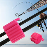 Maxbell Maxbell Fishing Rod Fixed Ball Pole Clip Fishing Rod Holder for Outdoor Boat Fishing Pink