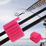 Maxbell Maxbell Fishing Rod Fixed Ball Pole Clip Fishing Rod Holder for Outdoor Boat Fishing Pink