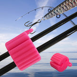 Maxbell Maxbell Fishing Rod Fixed Ball Pole Clip Fishing Rod Holder for Outdoor Boat Fishing Pink