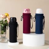 Maxbell Water Bottle Carrier Drink Bottle Bag for Outdoor Activities Black S