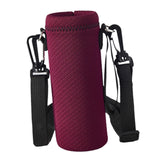 Maxbell Water Bottle Carrier Drink Bottle Bag for Outdoor Activities Red S