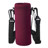 Maxbell Water Bottle Carrier Drink Bottle Bag for Outdoor Activities Red S