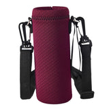 Maxbell Water Bottle Carrier Drink Bottle Bag for Outdoor Activities Red S