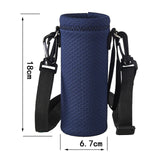 Maxbell Water Bottle Carrier Drink Bottle Bag for Outdoor Activities Dark Blue S
