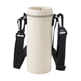 Maxbell Water Bottle Carrier Drink Bottle Bag for Outdoor Activities Beige M