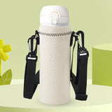 Maxbell Water Bottle Carrier Drink Bottle Bag for Outdoor Activities Beige M