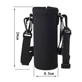 Maxbell Maxbell Water Bottle Carrier Drink Bottle Bag for Outdoor Activities Black L
