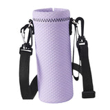 Maxbell Water Bottle Carrier Drink Bottle Bag for Outdoor Activities Light Purple L