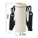 Maxbell Water Bottle Carrier Drink Bottle Bag for Outdoor Activities Beige L