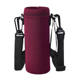 Maxbell Water Bottle Carrier Drink Bottle Bag for Outdoor Activities Red L