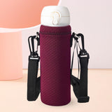 Maxbell Water Bottle Carrier Drink Bottle Bag for Outdoor Activities Red L