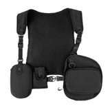 Maxbell Men Outdoor Chest Rig Bag Waist Bag Pockets Vest for Men Women Hiking Sports