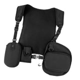 Maxbell Men Outdoor Chest Rig Bag Waist Bag Pockets Vest for Men Women Hiking Sports