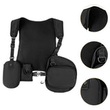 Maxbell Men Outdoor Chest Rig Bag Waist Bag Pockets Vest for Men Women Hiking Sports