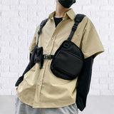 Maxbell Men Outdoor Chest Rig Bag Waist Bag Pockets Vest for Men Women Hiking Sports