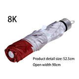 Maxbell Sun Blocking Umbrella Umbrella for Rain Windproof for Walking Shopping Gift