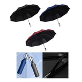 Maxbell Automatic Folding Umbrella Three Folding Umbrella for Camping Travel Outdoor Black