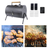 Maxbell Charcoal Grill Portable Barbecue Grill for Picnics Outings Family Gatherings Gray