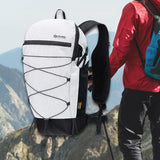 Maxbell Maxbell Hiking Backpack 15L Trekking Bag Camping Rucksack for Travel Climbing Sports White