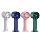 Maxbell Handheld Mini Fan Fashion Mute Tabletop Fan for Dorm Apartment Birthday Gift White