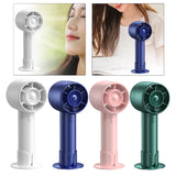 Maxbell Handheld Mini Fan Fashion Mute Tabletop Fan for Dorm Apartment Birthday Gift White