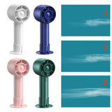 Maxbell Handheld Mini Fan Fashion Mute Tabletop Fan for Dorm Apartment Birthday Gift White