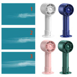 Maxbell Handheld Mini Fan Fashion Mute Tabletop Fan for Dorm Apartment Birthday Gift White