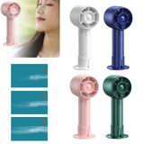 Maxbell Handheld Mini Fan Fashion Mute Tabletop Fan for Dorm Apartment Birthday Gift White
