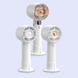 Maxbell Handheld Mini Fan Fashion Mute Tabletop Fan for Dorm Apartment Birthday Gift White