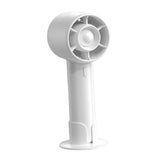 Maxbell Handheld Mini Fan Fashion Mute Tabletop Fan for Dorm Apartment Birthday Gift White