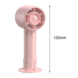 Maxbell Handheld Mini Fan Fashion Mute Tabletop Fan for Dorm Apartment Birthday Gift Pink