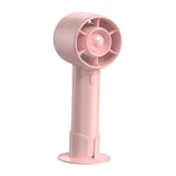Maxbell Handheld Mini Fan Fashion Mute Tabletop Fan for Dorm Apartment Birthday Gift Pink